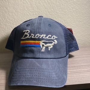 Blue bronco ford hat